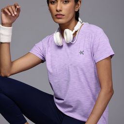 HRX by Hrithik Roshan Lavender Training T-shirt-picture-14