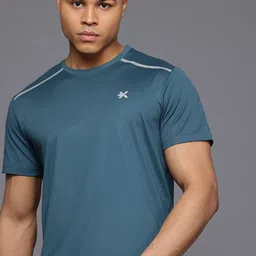 HRX by Hrithik Roshan Men Striped Rapid-Dry Training T-shirt-image-47