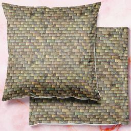 ArtzFolio Multicoloured Set of 2 Velvet Square Cushion Covers-34