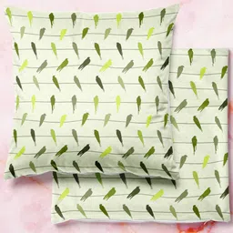 ArtzFolio Multicoloured Set of 2 Velvet Square Cushion Covers-0