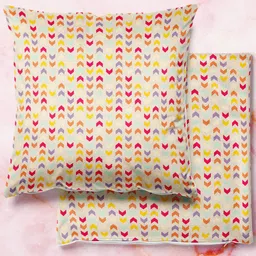ArtzFolio Multicoloured Set of 2 Velvet Square Cushion Covers-54