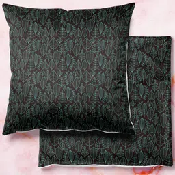 ArtzFolio Multicoloured Set of 2 Velvet Square Cushion Covers-19