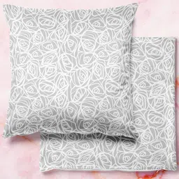 ArtzFolio Multicoloured Set of 2 Velvet Square Cushion Covers-48