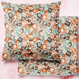 ArtzFolio Multicoloured Set of 2 Velvet Square Cushion Covers-picture-40