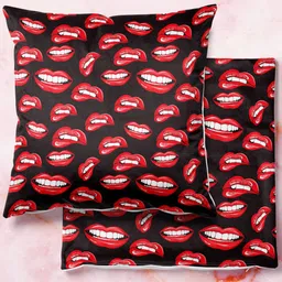 ArtzFolio Multicoloured Set of 2 Velvet Square Cushion Covers-image-72