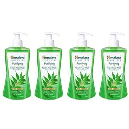 Himalaya Set of 4 Purifying Neem Face Wash with Neem & Turmeric - 400ml each-25