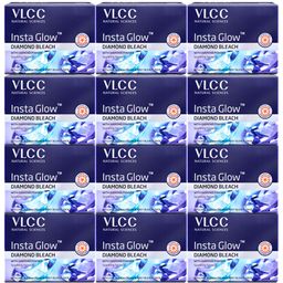 VLCC Set Of 12 Insta Glow Diamond Bleach With Diamond Powder - 30 g Each-6