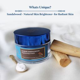Blue Nectar Sandalwood Skin Brightening & Moisturising Day Cream For Even Skin Tone - 50g-49