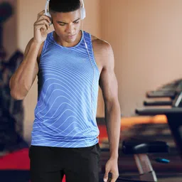 Van Heusen Flex Striped Performance Fit Sports Tank T-shirt-image-34