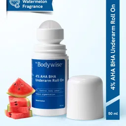 Be Bodywise 4% AHA BHA Underarm Roll On To Control Body Odour - Watermelon - 50ml-26