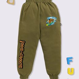 YK X Minute Mirth Boys Scooby Doo Printed Pure Cotton Joggers-image-52