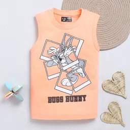 YK X Minute Mirth Boys bugs Bunny Printed Pure Cotton T-shirt-image-54