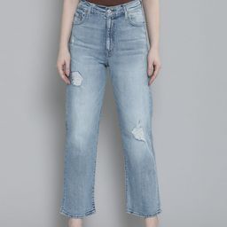 Levis Women Bootcut Mildly Distressed Heavy Fade Cropped Stretchable Jeans-image-97