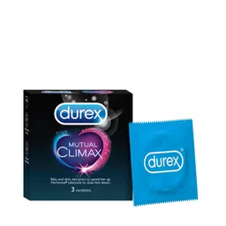 Durex Mutual Climax Ribbed Dotted Condoms with Performa Lubricant - 3 Count-31