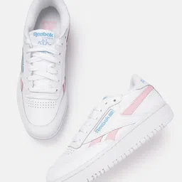 Reebok Classic Women Perforated Club C Double Revenge Training Non-Marking Shoes-picture-35