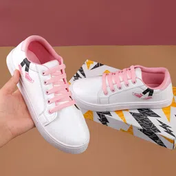 sneakers villa Women Round Toe Comfort Insole Canvas Sneakers-11