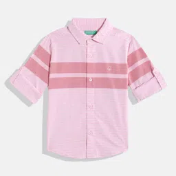 United Colors of Benetton Kids Boys Striped Pure Cotton Shirt-picture-18