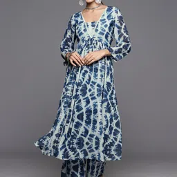 Varanga Printed Empire Kurta with Palazzos-image-31