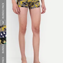 MERLOT Pack Of 3 Printed Intelli-Fresh Ultra-Soft & Smooth Trunks-6