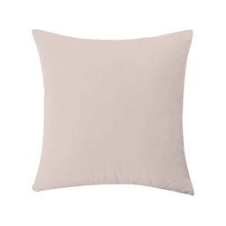 CASABLEU Cream-Coloured Set of 2 Velvet Square Cushion Covers image 4