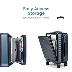 Assembly Set Of 3 Textured 360 Degree Rotation Hard-Sided Trolley Bags 40L, 60L 85L image 3