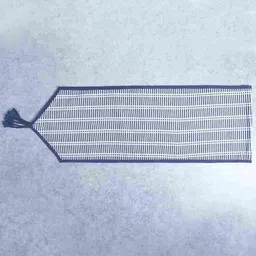 Wonderchef Blue & White Printed Pure Cotton Como Table Runner image 5