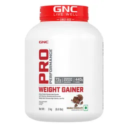 GNC Double Chocolate Flavoured Pro Performance Weight Gainer - 3 Kg-72
