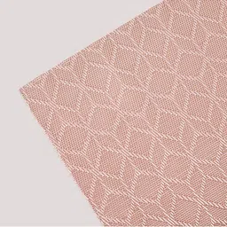 Home Centre Pink Geometric Textured Rectangular Table Runner image 5