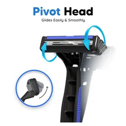 LetsShave 25Pcs Pro 2 Blade Plus Disposable Shaving Razor image 4