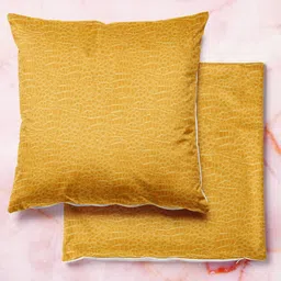 ArtzFolio Multicoloured Set of 2 Velvet Square Cushion Covers-55