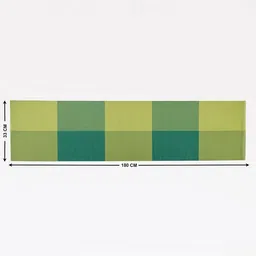 Home Centre Green Geometric Printed Rectangular Table Runner image 3