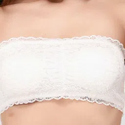 ComfyStyle Floral Pack Of 2 Full Coverage Non Padded Non-Wired Bandeau Bra image 4