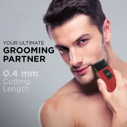 Ikonic Men Bullet Shaver with Powerfull Motor & Extended Battery Life Upto 45 Mins - Red image 5