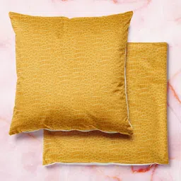 ArtzFolio Multicoloured Set of 2 Velvet Square Cushion Covers-picture-12