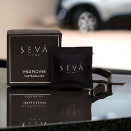 Seva Home Black Wild Flower Car Freshener image 3
