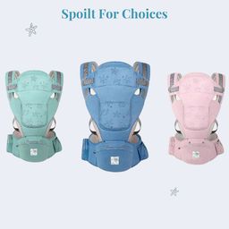 Polka Tots Infants Printed Pure Cotton 6 In 1 Sling Baby Carrier-picture-14