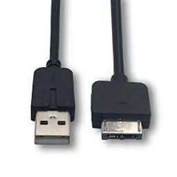 truvic Lapbattery 2 in 1 USB Data Cable Cord Transfer Sync Power Charge Charger for Playstation PS Vita-Black image 1