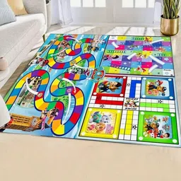 MUREN Kids 3 in 1 Floor Play Mat-Snake & Ladder-Ludo-14