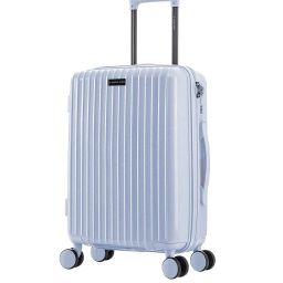 nasher miles Striped Trolley Bag with Number Lock image 1