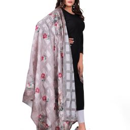 pallu ethnic Floral Print Dupatta image 2