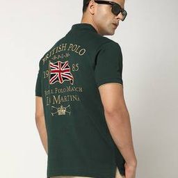 Men Brand Embroidery Slim Fit Cotton Polo T-Shirt-image-89