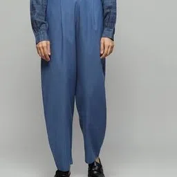 Cotton Pant with Pleats-image-2