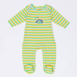 Striped Sleepsuit with Embroidery-image-71