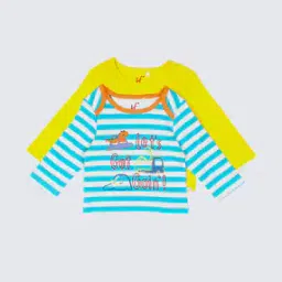 Pack of 2 Printed Crew-Neck T-shirts-image-74