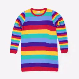 Striped Sweater Dress-image-57