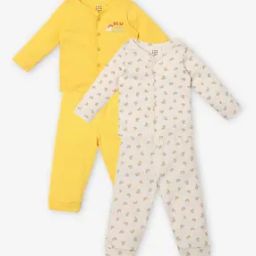 Pack of 2 Printed Organic Cotton Co-Ord Sets-11
