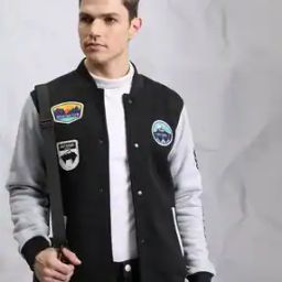 Men Graphic Print Regular Fit Bomber Jacket-28