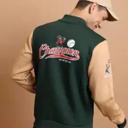 Men Graphic Print Regular Fit Bomber Jacket-picture-18