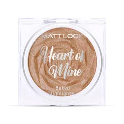 MATTLOOK Heart of Mine Highly Pigmented Glow Baked Highlighter - Queens Glow 02-27