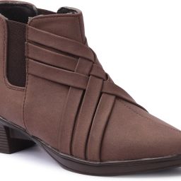 Women High Ankle Formal Women Boots Slip On For Women-image-16